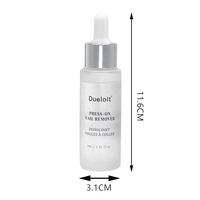 Dissolvant pour ongles pressés sans odeur, sans acétone, 30 ml, riche en vitamine E, idéal pour la colle à ongles solide et les adhésifs