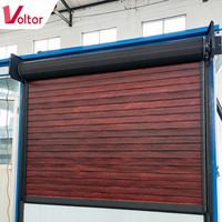 Ticari Alüminyum Sarmal Kapı Elektrikli Motorlu İzoleli PU Köpük Panjurlu Garaj Depo OEM Fabrika Direkt Satış