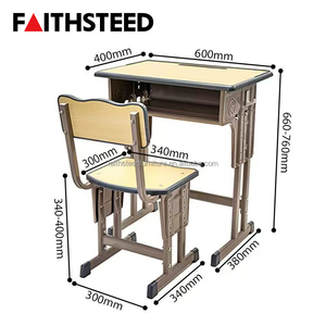 Escritorios y Sillas Ajustables Recomendados para Aulas Estudiantiles, Tamaños Personalizados, Escritorios y Sillas para Estudiantes, Escritorios y Sillas Escolares - Product Image 6