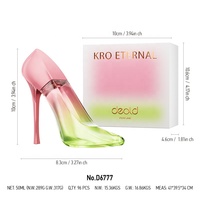Perfume Corporal de Lujo al Por Mayor, Diseño de Tacón Alto, 50 ml, Fragancia Floral Frutal Fresca y Duradera para Mujer, Ideal para Reuniones