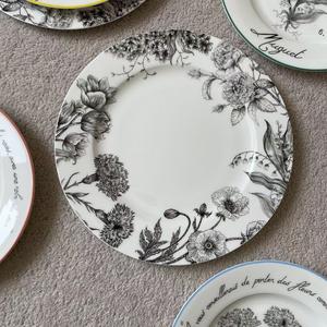 Juego de Platos de Porcelana China con Diseño Azul y Blanco de Estilo Europeo de Alta Gama, Platos con Estampado de Tigre para Bodas - Product Image 3