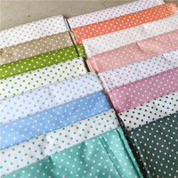 Pur coton tissu vague eau Jade point sergé imprimé tissu literie vêtements en gros coton tissu
