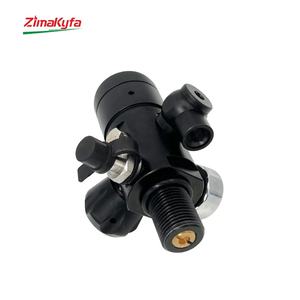 Regulador de Respiración Subacuático Giratorio de 300 bar, Herramienta Neumática Recargable para Buceo, Roscas M18x1.5, OEM Zimakyfa, Aluminio - Product Image 2