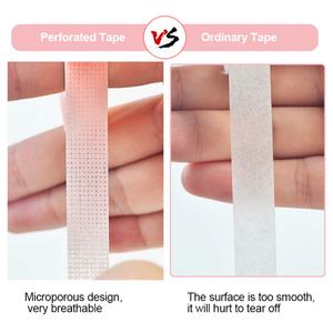 Pinky leem High Quality pink Hot Sale Non-woven <b>Eyelash</b> Tape Breathable Tape <b>Eyelash</b> Glue Strip Tape - Product Image 2