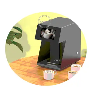 Impresora 3D de café para selfies con tinta comestible, máquina de impresión Multicolor, Arte Latte, leche, té, Yogurt, pastel