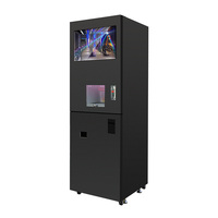 Distributeur automatique de boissons protéinées GS505 avec écran tactile de 21,5 pouces pour café et boissons, nettoyage automatique