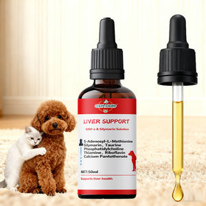 自然成分ミルクシスル肝臓健康ドロップ犬と猫のための液体溶液-安全な敏感消化サポートすべての品種 - Product Image 2