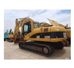 Excavadora Usada CAT 320C de 20 Toneladas, Excavadora Hidráulica de Orugas de Segunda Mano 320D 323D 325D 330D, Máquina de Movimiento de Tierras de Alta Calidad - Product Image 1
