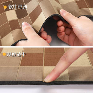 Alfombrilla de drenaje para encimera de cocina, rectangular, con patrón geométrico, de fibra de poliéster, antideslizante, para cocina y baño - Product Image 5