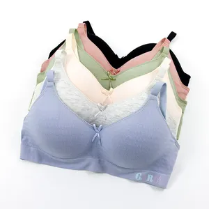 NEW PUBERTY YOUNG girl student Teenagers cotton underwear set with Training  bra $22.77 - PicClick CA
