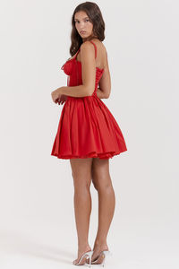Spaghetti femmes robe Sexy Hipster ourlet plissé col en v profond dos nu sans manches Cami moulante <span class=keywords><strong>minuit</strong></span> Clubwear - Product Image 5