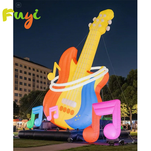 Inflable Estilo Rock con Guitarra para Festivales de Música, Conciertos y Decoración de Escenarios, en Oferta - Product Image 3