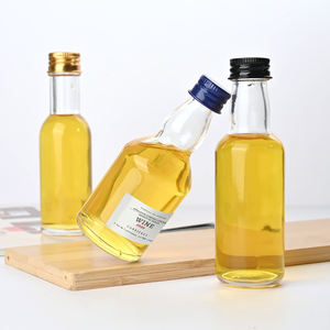 Hot Sale 50 Ml Glass <strong>Mini</strong> Liquor <strong>Bottles</strong> With Caps Custom Glass Alcohol <strong>Bottles</strong> Reusable Empty Spirit <strong>Mini</strong> <strong>Wine</strong> <strong>Bottles</strong> - Product Image 3