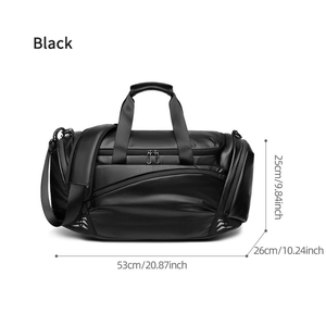 Travel Tote <b>Bag</b> Large Capacity <b>Holdall</b> <b>Weekender</b> Oxford Satchel Gym Travel Fitness Yoga Sports Dry Wet Separation Duffel <b>Bag</b> - Product Image 2