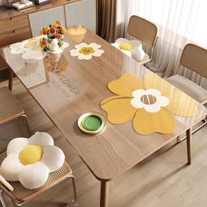 桌布刺绣家用现代简约床头柜盖方形小桌布 - Product Image 5