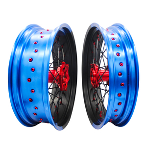 Nouveau design personnalisé 16 17 pouces 36 rayons Yzf 250 450 <span class=keywords><strong>2022</strong></span> roues de moto pour roues yamaha Supermoto - Product Image 6