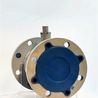 Válvula de bola flotante de asiento blando con accionamiento por engranaje sin fin de acero inoxidable, flangeada, para soldadura completa, de operación manual, OEM, para agua industrial