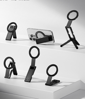 Support de téléphone portable flexible avec trépied, support magnétique portable pour bureau et poignée de maintien