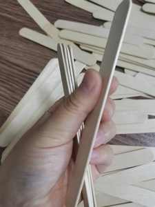 150mm di legno bastone linguette depressori per cliniche odontoiatriche professionali, grandi applicatori di cera, legno fai da te - Product Image 5