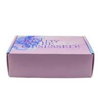 Boîte d'expédition en carton ondulé personnalisée, emballage cosmétique, boîte d'expédition écologique en kraft, emballage d'abonnement e-commerce avec logo