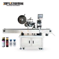 Machine à étiqueter automatisée bouteille Tube flacon pot boîte de conserve verre PET bouteille adhésif autocollant enveloppant autour de bouteille étiquette applicateur
