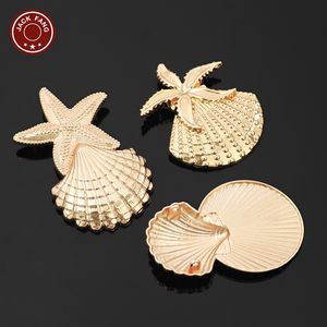 Boutons en métal de la marque Button Factory, formes irrégulières personnalisées, logo gravé, boutons décoratifs pour accessoires vestimentaires - Product Image 3