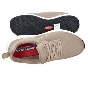 Skechers Uomo Slip On 200051EC Taupe <b>Canvas</b> Trendy Shoes - Product Image 6