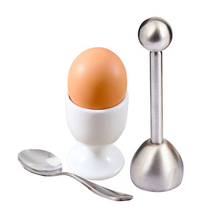 Tasse à œufs en céramique Dongyang, design à pied blanc, pour le petit-déjeuner ou les réceptions DB0757 - Product Image 4