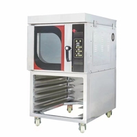 Four à convection à air chaud au gaz commercial, 10 plateaux, four à gaz pour la fabrication du pain, machine de boulangerie avec approbation CE, bon prix