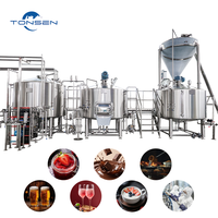 Équipement de brasserie artisanale de haute qualité à chauffage vapeur, trois cuves, 15 bbl