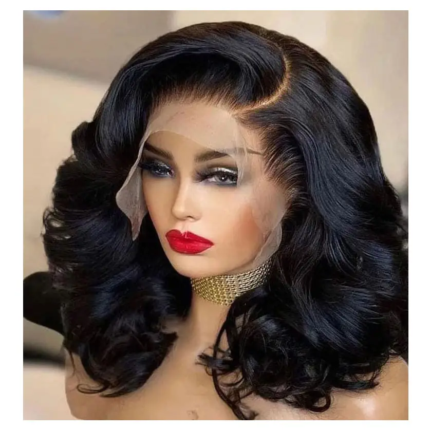 150% 180% Density HD Full lace Human Hair Wig natural body wave Virgin Human Hair Lace Front Wig for Black Women