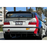 Kit de carrosserie de décoration de haute qualité noir brillant Big M3 GT Style aileron arrière aile de coffre pour BMW série 3 E36 1991-1997