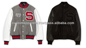 Unisex Custom Sports Varsity Baseball Jacket Color <b>Block</b> Design Streetwear Fashion Apparel Embroidered Front Formal Stand Wool - Product Image 4