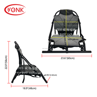 Yonk Direct – siège de Kayak en aluminium, siège de pêche pliable