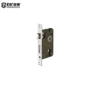 Factory customized 5045 double bearing support lift anti-lock home mortise lock bedroom wooden door