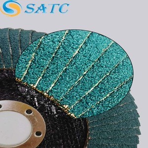 200pcs đường cong Radial loại nắp đĩa 5 "x 7/8", 40 60 80 120 Grit Zirconia, cho thép và thép không gỉ (inox) mài - Product Image 3