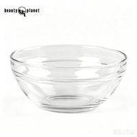 Bol en verre transparent épaissi Beauty Planet pour huiles essentielles, cosmétiques, masques faciaux – Fournitures pour esthéticiennes