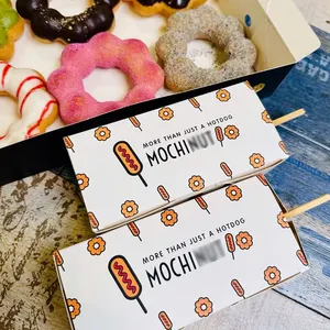 Manufacturer Supplier Foldable Mochinut Box Donut Corndog Boxes Packaging