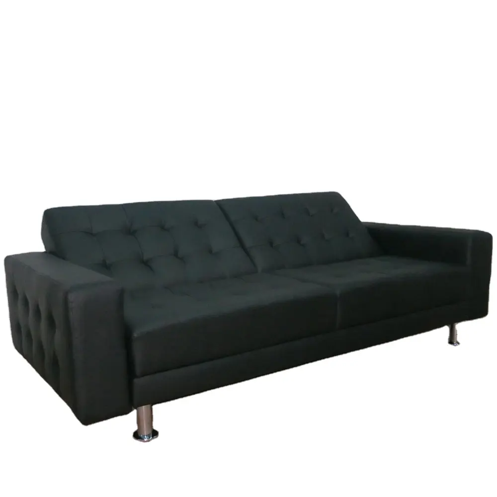 Canapé-lit pliant en cuir PU, meuble de maison avec trois sièges, Futon bon marché, offre spéciale