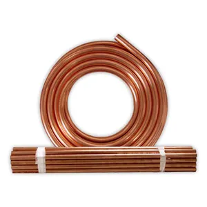 High quality copper pipe for freezer copper tube/astm b280 c12200 copper tube for air conditioner/soft drawn copper pipe