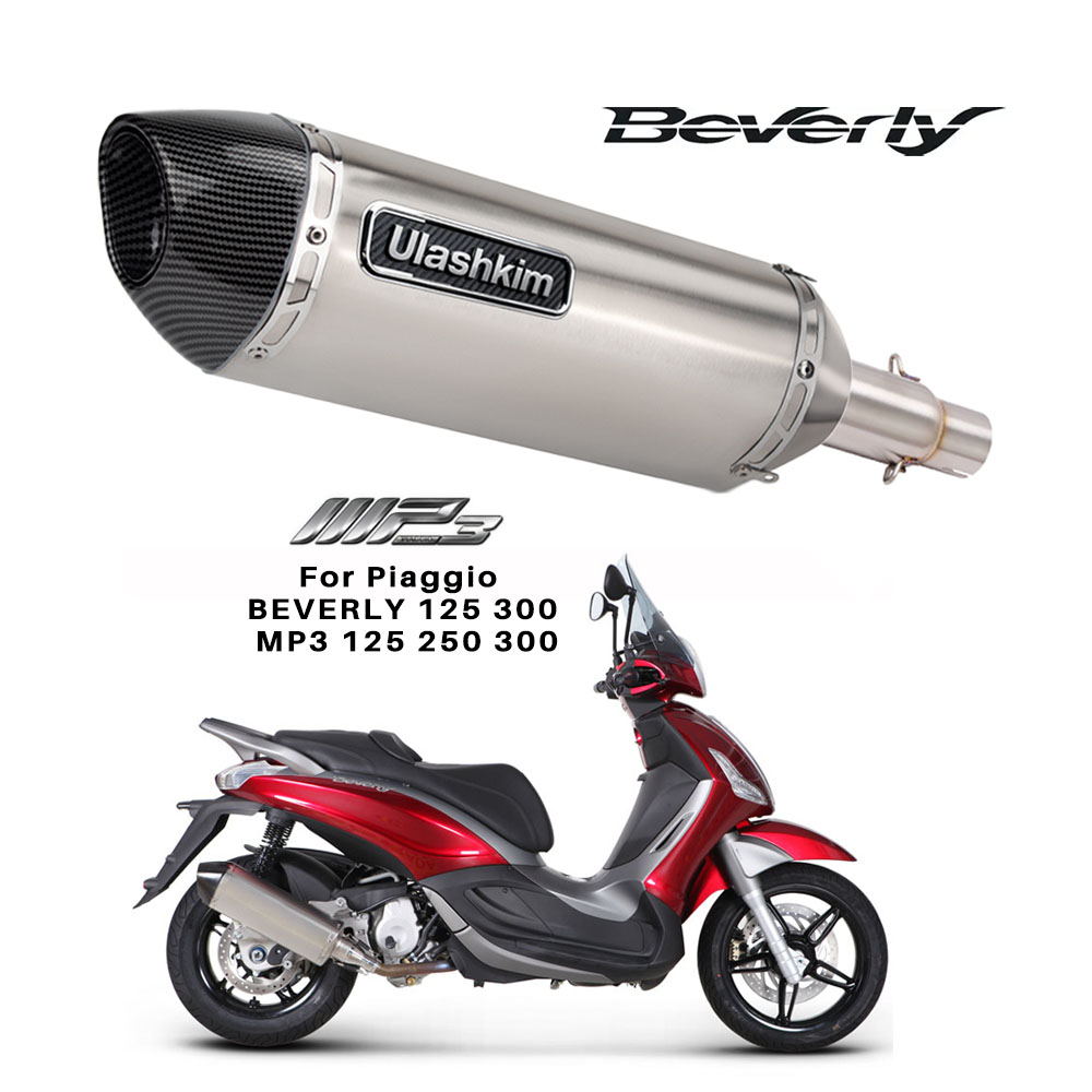 Exhaust Piaggio Beverly 300 Ie 2014 Motorrad Auspuffanlage