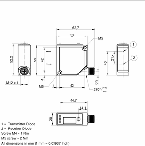 W-englor P3PC211 Capteur de triangulation laser photoélectrique, original et neuf en stock - Product Image 2