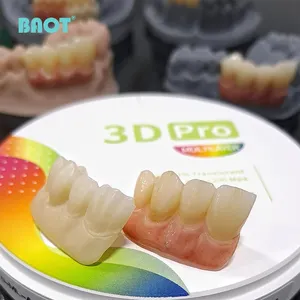 BAOTMIIYEN多層3Dプロセラミックジルコニア歯科用ジルコニアブロックセラミックジルコニア