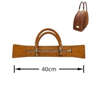 Accessoires de sac à main tissés créatifs, accessoires rétro haut de gamme à double poignée avec fermeture éclair, matériaux pour la fabrication de portefeuilles, vente en gros sur place