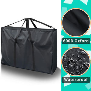 كرسي صالة بدون جاذبية 600D للخدمة الشاقة مع 8 \ "Wx27 \" H سحاب متحرك إضافي - Product Image 5