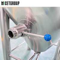 Fermenteur conique en acier inoxydable SUS304 de 400 L avec unité de refroidissement par glycol pour microbrasserie, équipement de brassage de bière artisanale