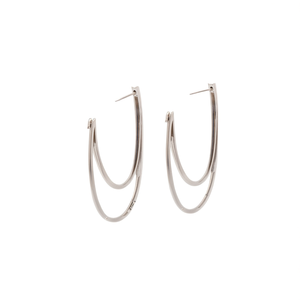 Boucles d'oreilles créoles tendance PBBA-337, design élégant pour un look stylé - Product Image 2