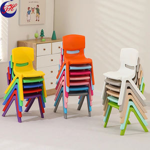 كراسي أطفال بلاستيكية ملونة قابلة للتكديس لأثاث رياض الأطفال - Product Image 3