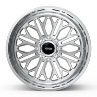 Jantes forgées polies tout-terrain HTOR 26x14J 26x12 26x16 8x170 8x165.1 à motif directionnel et à déport profond pour Super Duty 2500/3500 HD