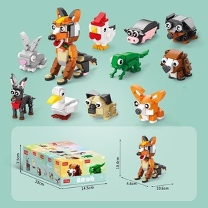 Mini Caja del Mundo <span class=keywords><strong>de</strong></span> los Insectos, Bloques <span class=keywords><strong>de</strong></span> Construcción <span class=keywords><strong>de</strong></span> Plástico, Juguete Educativo <span class=keywords><strong>de</strong></span> Ensamblaje para Niños y Niñas - Product Image 4